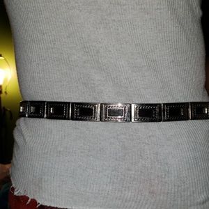 Leather belt